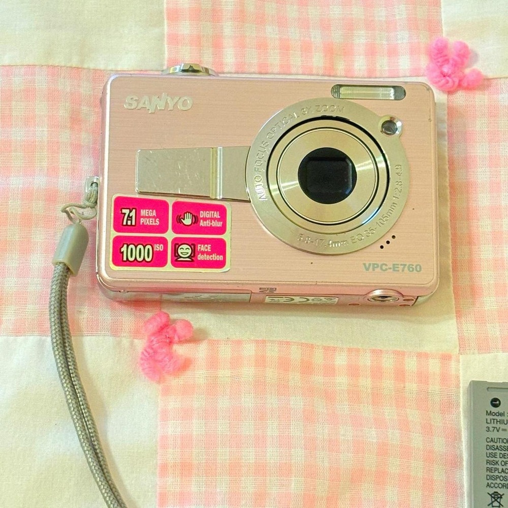 Vintage digital camera reminds